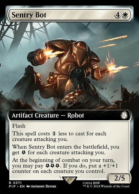 Sentry Bot - Extended Art