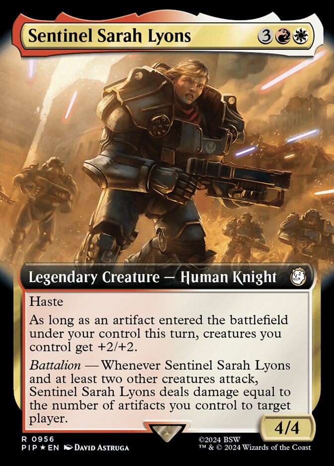 Sentinel Sarah Lyons - Surge Foil - Extended Art