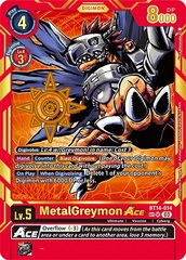 MetalGreymon Ace - BT14-014 - SR - Alternate Art 2 - Foil