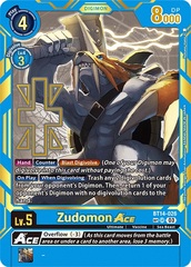 Zudomon Ace - BT14-026 - SR - Alternate Art 2 - Foil