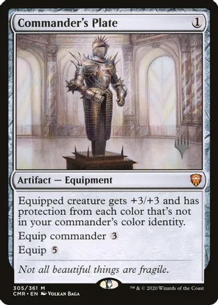 Commanders Plate - Foil - Promo Pack