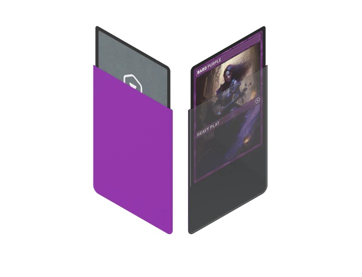Heavy Play: CURV Sleeves - Standard 100 - Bard Purple