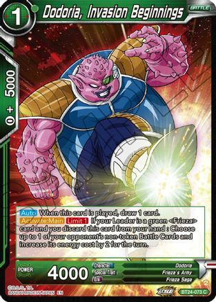Dodoria, Invasion Beginnings - BT24-073 - C