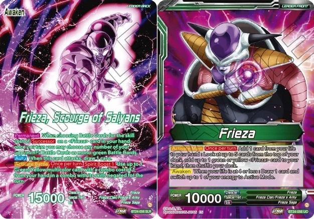 Frieza // Frieza, Scourge of Saiyans - BT24-056 - SLR - Foil