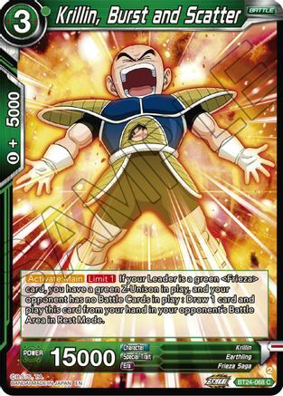 Krillin, Burst and Scatter - BT24-068 - C