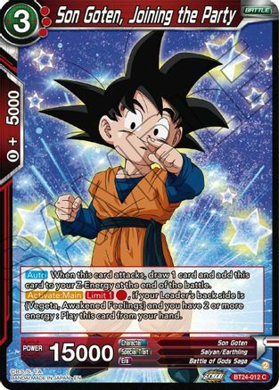 Son Goten, Joining the Party - BT24-012 - C