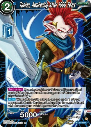 Tapion, Awakening After 1000 Years - BT24-029 - C