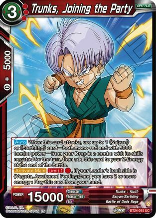 Trunks, Joining the Party - BT24-015 - UC