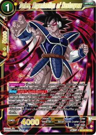 Turles, Organization of Destroyers - BT24-099 - SR - Foil