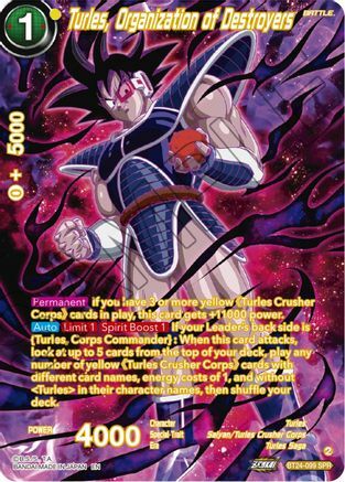 Turles, Organization of Destroyers - BT24-099 - SPR - Foil