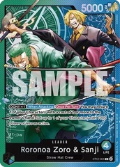 Roronoa Zoro & Sanji - ST12-001 - L - Foil