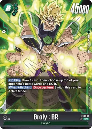 Broly : BR - FS03-10 - SR - Holofoil