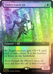 Timberwatch Elf (0780) ~ Extended Art - Foil