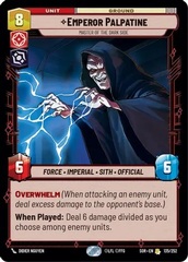 Emperor Palpatine - Master of the Dark Side - Foil