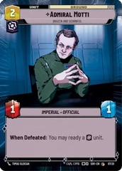 Admiral Motti - Brazen and Scornful - Hyperspace (Weekly Play Promos)