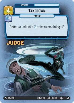 Takedown (Judge Promo) - Surge Foil