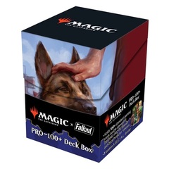 Ultra Pro MTG Fallout - Dogmeat, Ever Loyal 100+ Deck Box