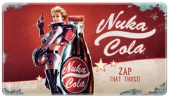 Magic: The Gathering - Fallout - Nuka Cola Pinup Holofoil Standard Gaming Playmat