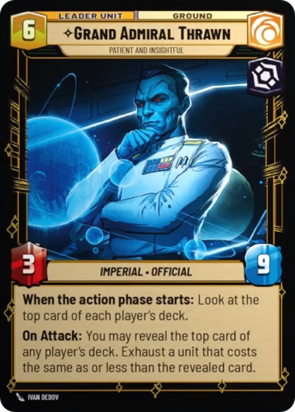 Grand Admiral Thrawn - Patient and Insightful - Foil