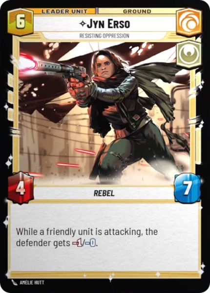 Jyn Erso - Resisting Oppression - Foil