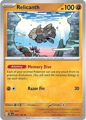 Relicanth - 084/162 - Rare - Reverse Holo