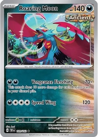 Roaring Moon - 109/162 - Holo Rare