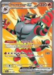 Incineroar ex - 187/162 - Ultra Rare