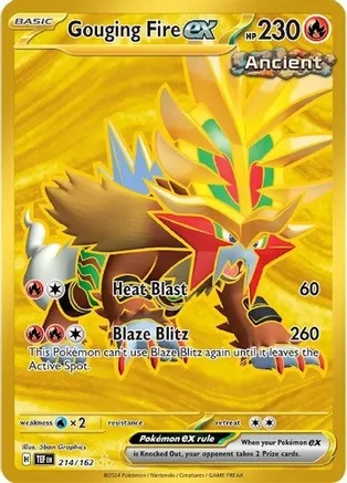 Gouging Fire ex - 214/162 - Hyper Rare
