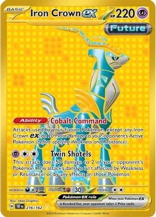 Iron Crown ex - 216/162 - Hyper Rare
