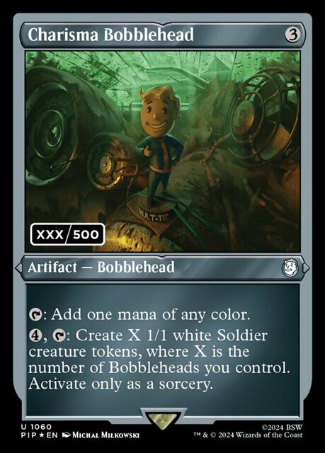 Charisma Bobblehead - Foil - Serialized