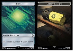 Clue (0011) // Energy Reserve (0021) - Double-Sided Token