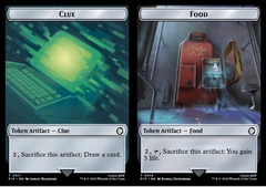 Clue (0011) // Food (0014) -  Double-Sided Token