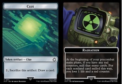 Clue (0011) // Radiation (0022) - Double-Sided Token