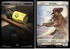 Energy Reserve (0021) // Soldier (0004) - Double-Sided Token