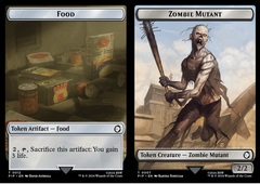 Food (0012) // Zombie Mutant (0007) - Double-Sided Token