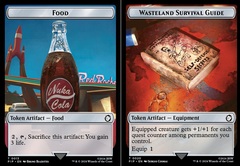 Food (0013) // Wasteland Survival Guide (0020) - Double-Sided Token