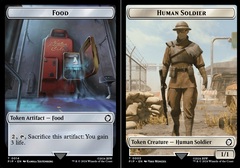 Food (0014) // Human Soldier (0003) - Double-Sided Token