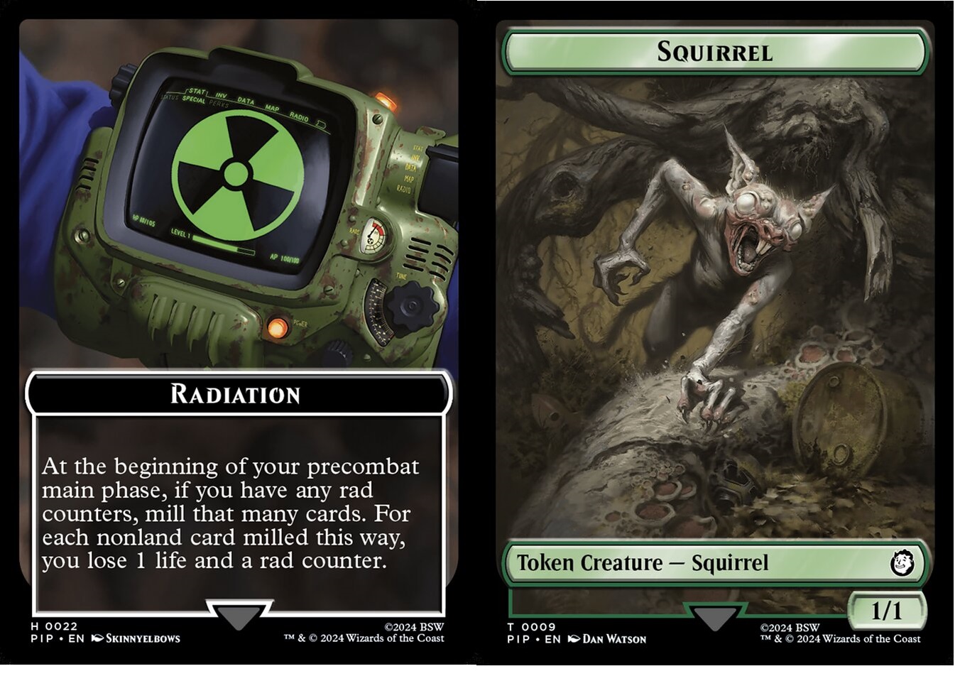 Radiation (0022) // Squirrel (0009) - Double-Sided Token Radiation (0022) // Squirrel (0009) - Double-Sided Token