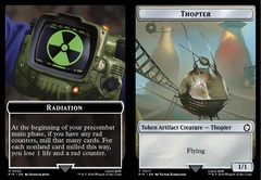 Radiation (0022) // Thopter (0017) - Double-Sided Token