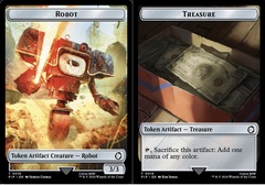 Robot (0016) // Treasure (0019) - Double-Sided Token