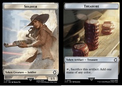 Soldier (0004) // Treasure (0018) - Double-Sided Token