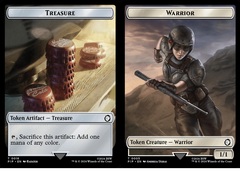 Treasure (0018) // Warrior (0005) - Double-Sided Token