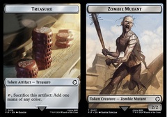 Treasure (0018) // Zombie Mutant (0007) - Double-Sided Token