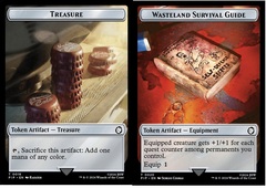 Treasure (0018) // Wasteland Survival Guide (0020) - Double-Sided Token