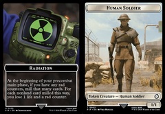 Radiation (0022) // Human Soldier (0003) - Foil - Double-Sided Token