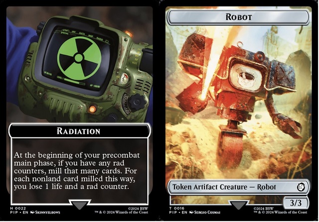 Radiation (0022) // Robot (0016) - Foil - Double-Sided Token