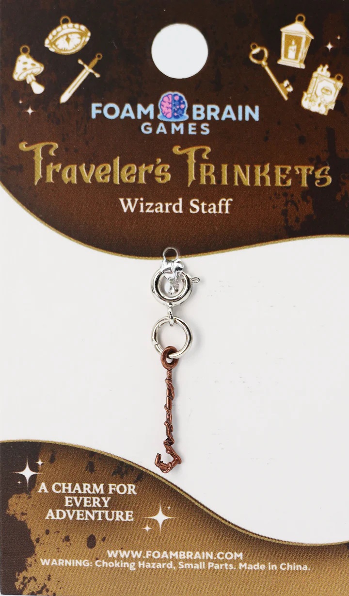 Travelers Trinkets: Wizard Staff Charm
