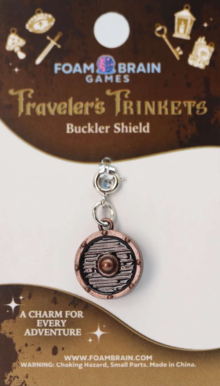 Travelers Trinkets: Buckler Shield Charm