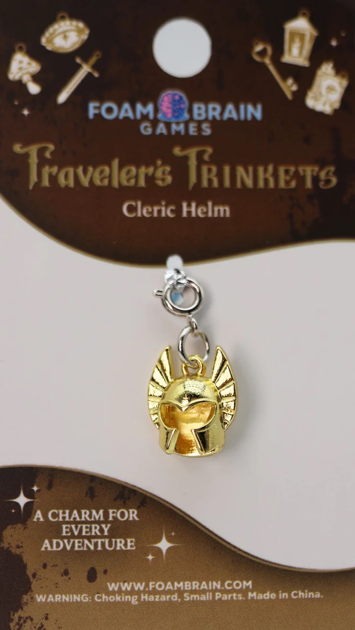 Travelers Trinkets: Cleric Helm Charm