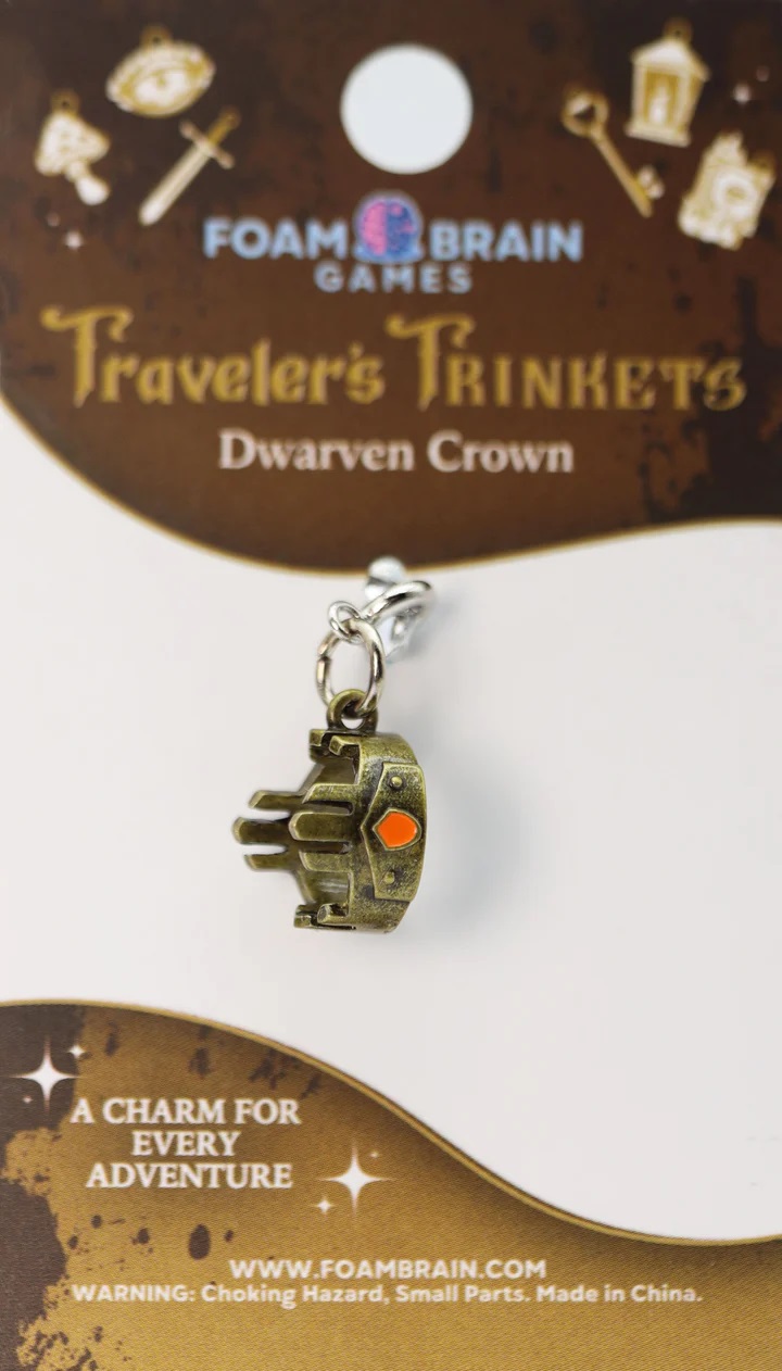 Travelers Trinkets: Dwarven Crown Charm